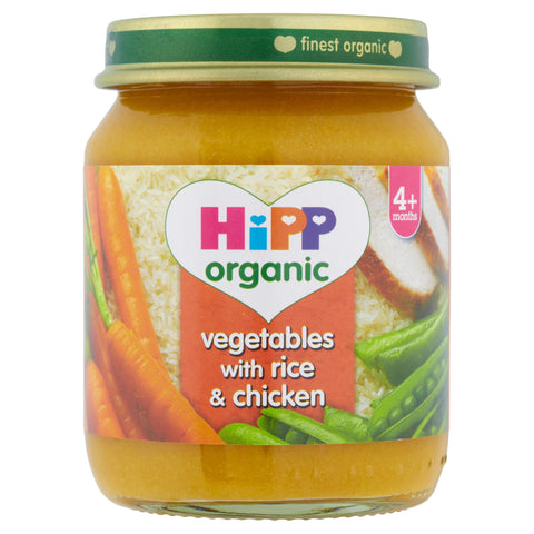 Vegetables with Rice and Chicken 125g