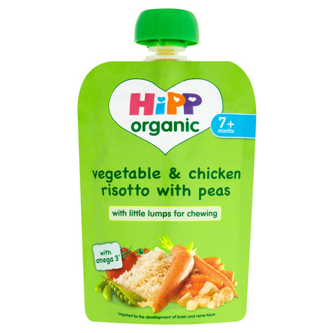 Vegetable & Chicken Risotto with Peas 130g
